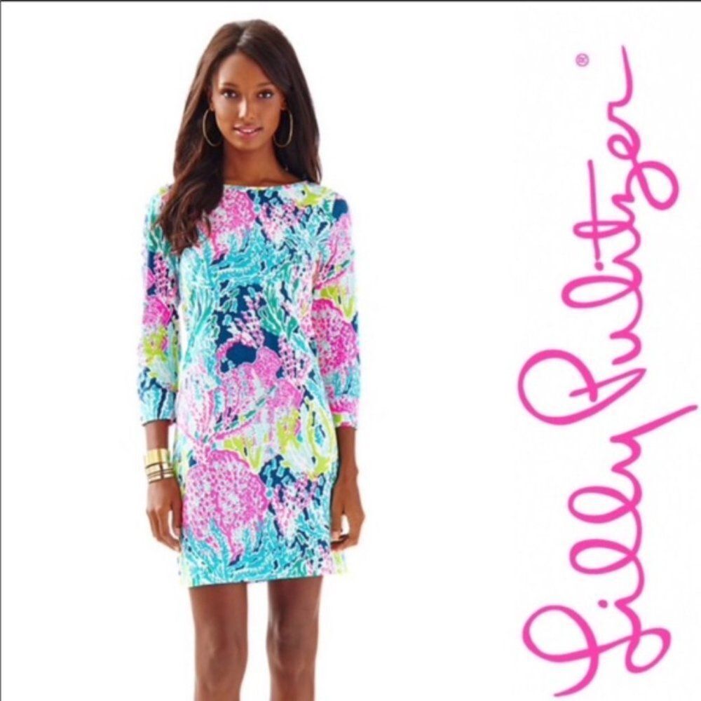 Lilly Pulitzer Marlowe Dress Size XS Let's Cha Cha print